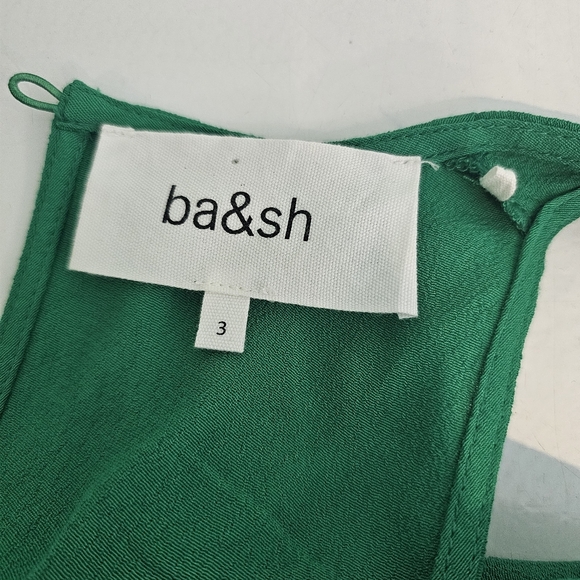 Ba&sh Fiam Mini Dress In Vert - Picture 6 of 9